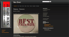 Desktop Screenshot of gospel-new-spirit.de